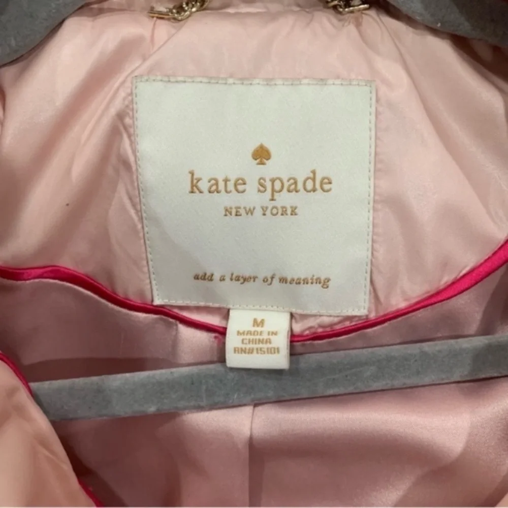 ✅ Kate Spade Quilted Jacket in Orchid Pink